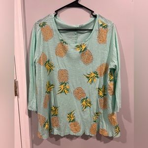 Pineapple pearl shirt